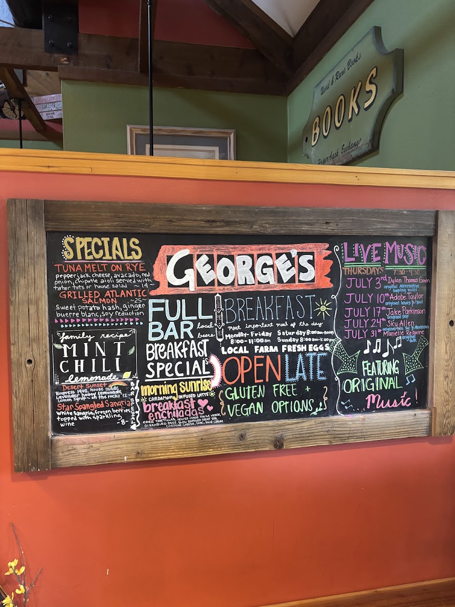 George's Corner Restaurant Menu - Image 4